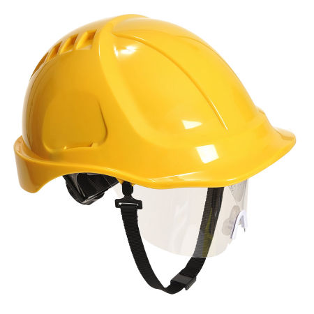 PW54 - Casca cu Visor Endurance Plus - Galben 