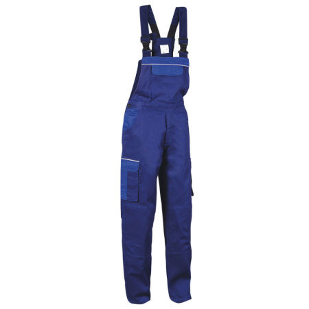 Pantaloni de lucru cu pieptar ASIMO  BLUE
