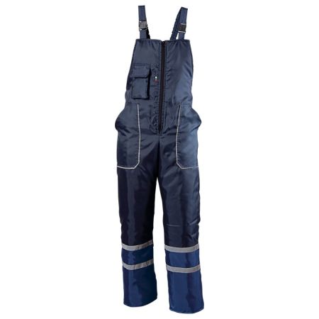 Pantaloni de lucru cu pieptar COLLINS WINTER BLUE