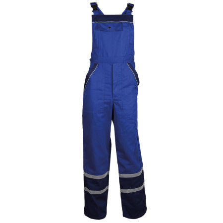 Pantaloni de lucru cu pieptar COLLINS SUMMER ROYAL BLUE
