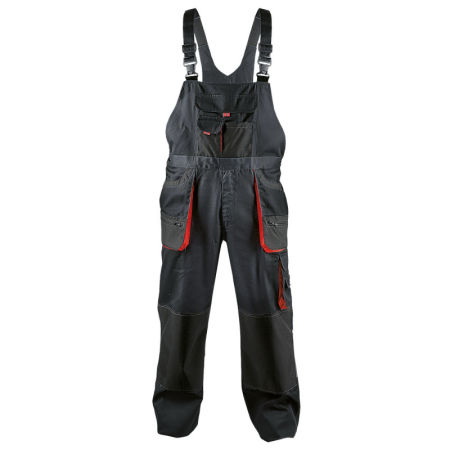 Pantaloni de lucru cu pieptar DES-EMERTON BLACK