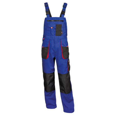Pantaloni de lucru cu pieptar EMERTON ROYAL BLUE