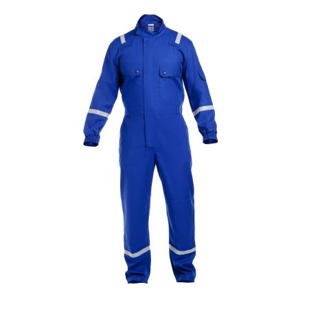 Combinezon Protectie Ignifug, Antistatic, Antichimic - TEXFO10 - Albastru Royal