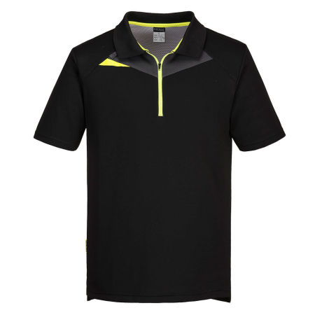 DX410 - DX4 Tricou Polo S/S - Negru