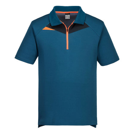 DX410 - DX4 Tricou Polo S/S - Albastru Metro