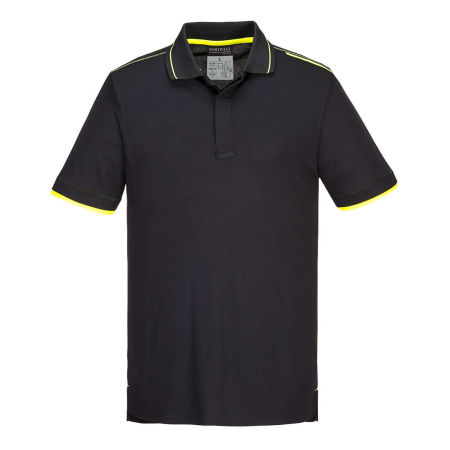 T722 - Tricou Eco Polo WX3 S/S - Negru