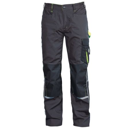 Pantaloni de lucru in talie PRISMA GREY/GREEN