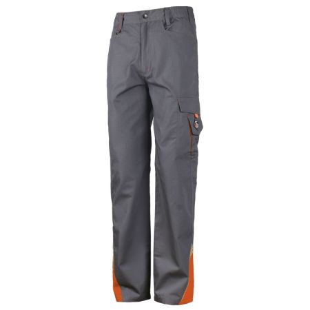 Pantaloni de lucru in talie PRISMA SUMMER GREY/ORANGE
